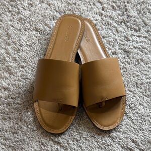 Madewell sandals Brown Slide Sandals